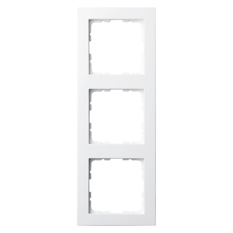 Изображение G1003W Рамка 3-кратная - G-Classic (белый глянцевый) - завод JASMART