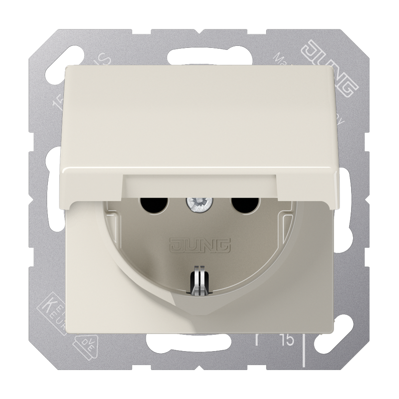 Изображение AS1520BFKL  SCHUKO®-розетка 16 A / 250 B ~ - завод JUNG