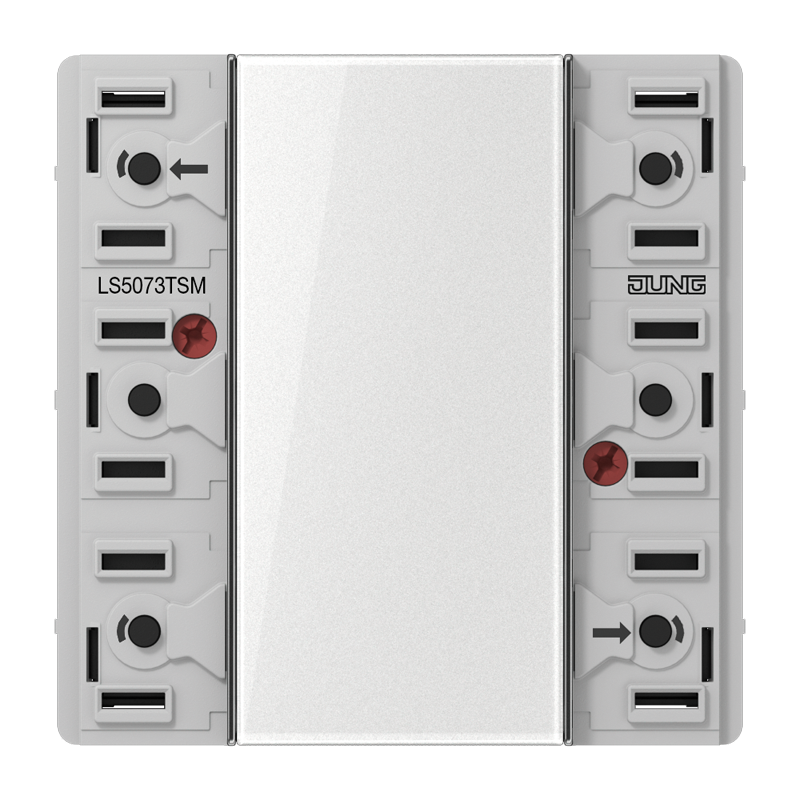Изображение LS5073TSM  KNX кнопочный модуль «стандарт», 3 группы - завод JUNG