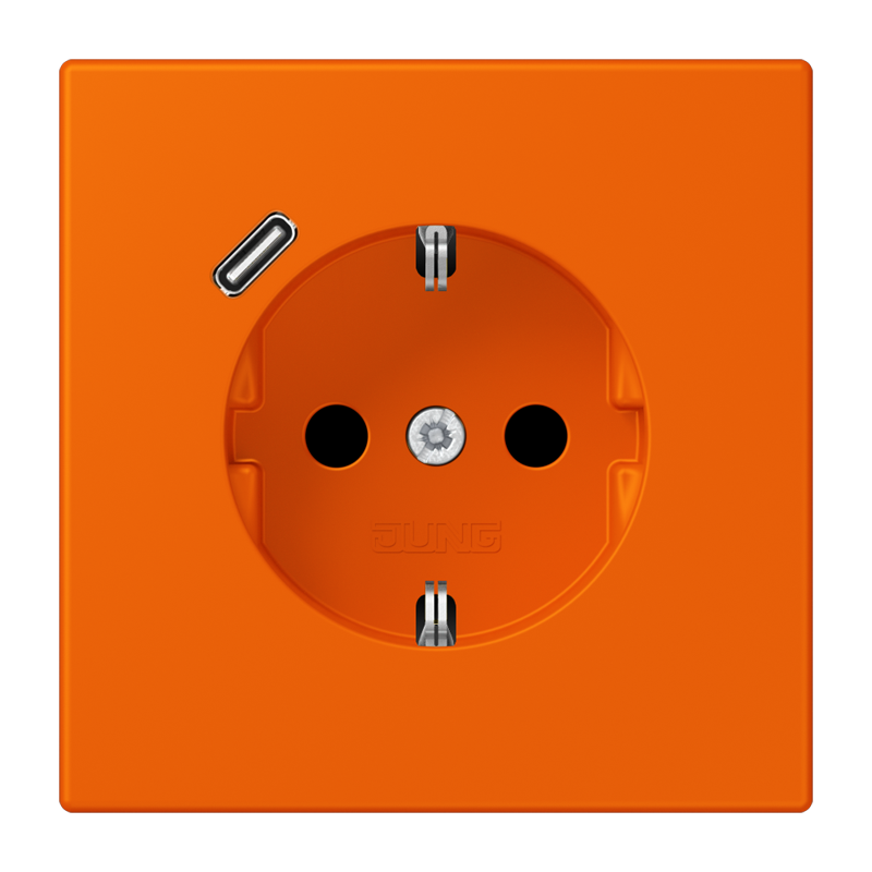 Изображение LC1520-18C224  SCHUKO® socket with USB charger - завод JUNG