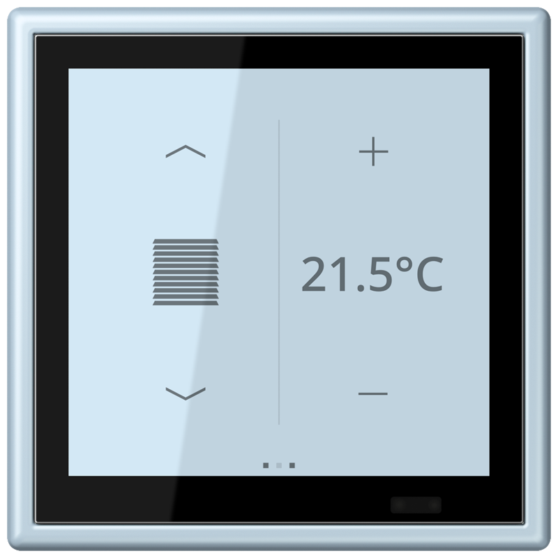 Изображение LC459D1S208  KNX комнатный контроллер LS TOUCH - завод JUNG
