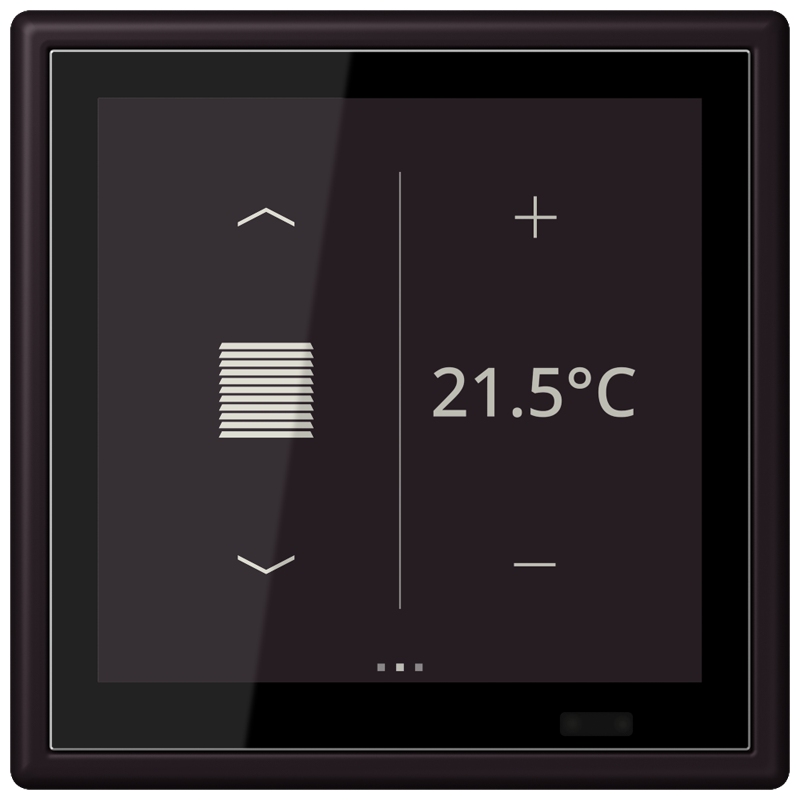 Изображение LC459D1S248  KNX комнатный контроллер LS TOUCH - завод JUNG