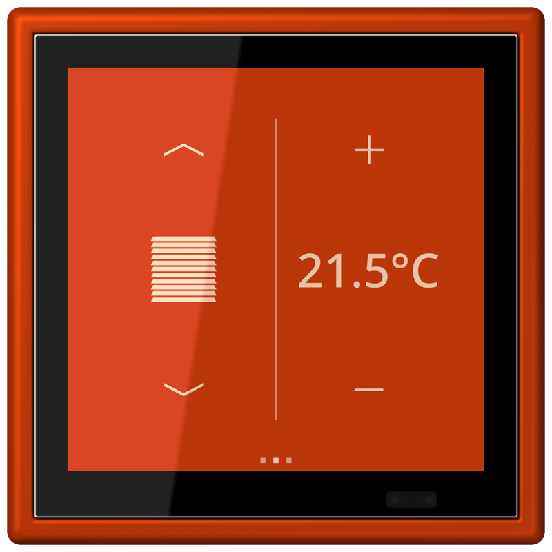 Изображение LC459D1S244  KNX комнатный контроллер LS TOUCH - завод JUNG