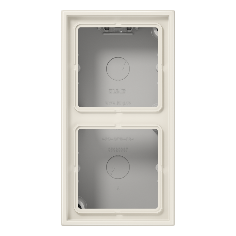 Изображение LS582AW  Накладная коробка 2-кратная - LS 990 (слоновая кость) - завод JUNG