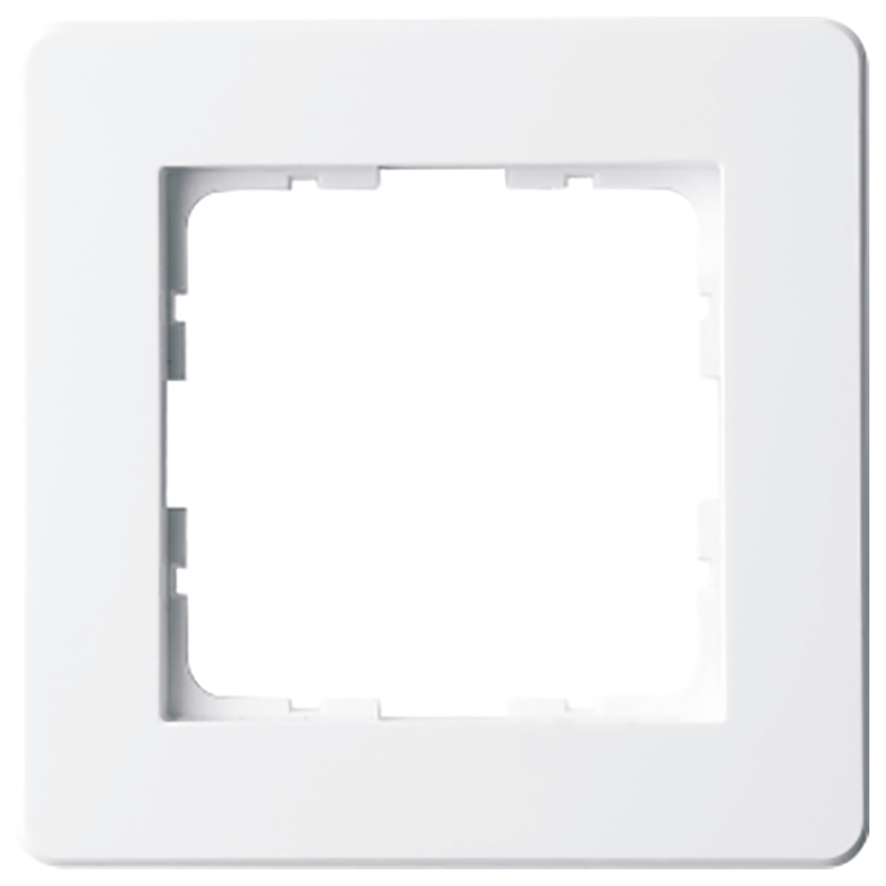 Изображение G1101W Рамка 1-кратная - G-Flex (белый глянцевый) - завод JASMART