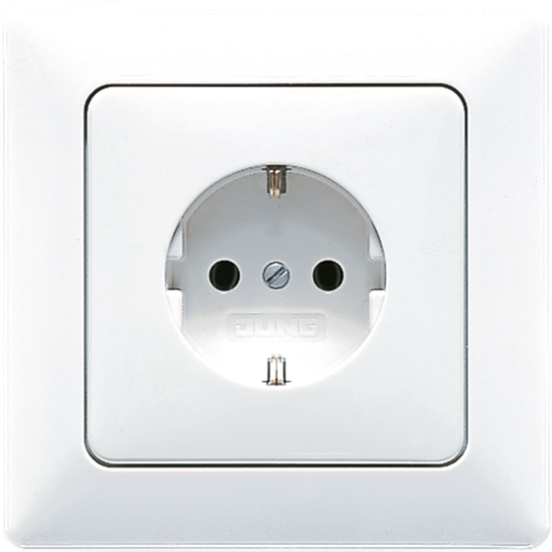 Изображение 120KIBFWW  SCHUKO®-розетка 16 A / 250 B ~ - завод JUNG