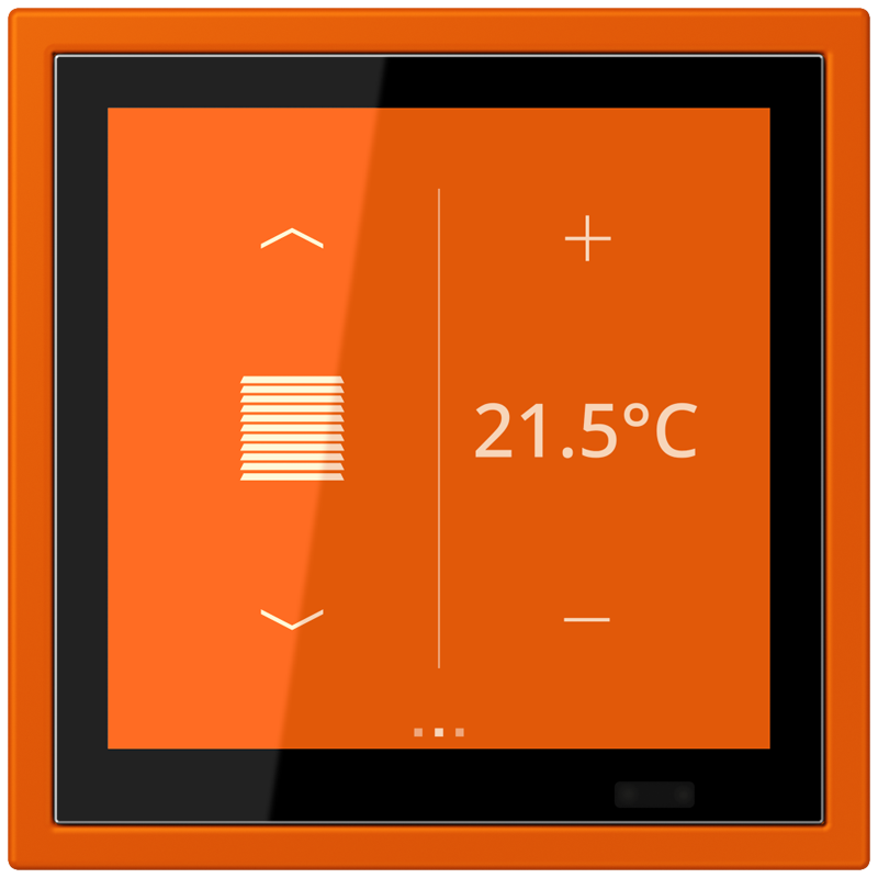 Изображение LCZ459BFD1S260  KNX комнатный контроллер LS TOUCH - завод JUNG