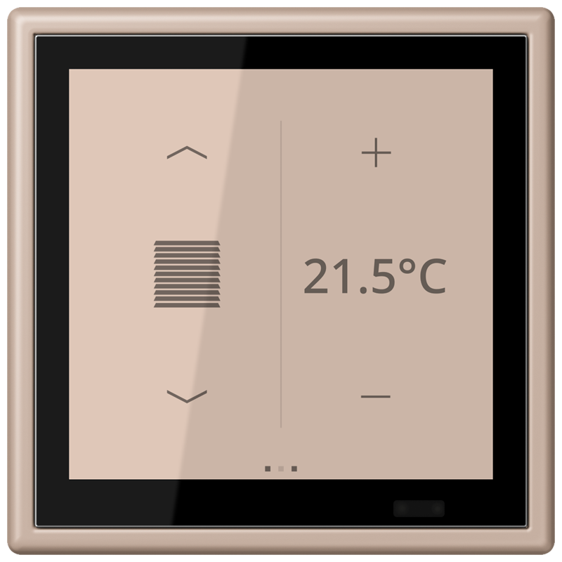 Изображение LC459D1S240  KNX комнатный контроллер LS TOUCH - завод JUNG