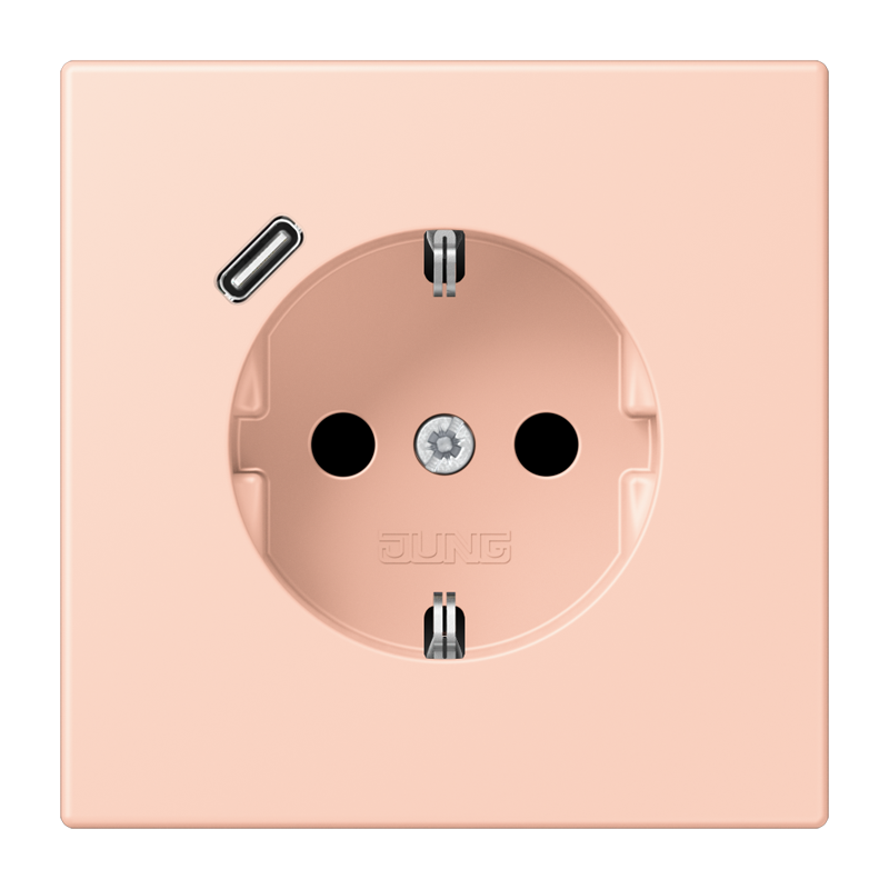 Изображение LC1520-18C234  SCHUKO® socket with USB charger - завод JUNG