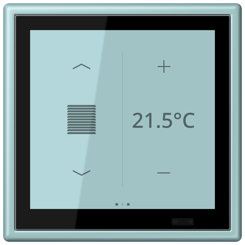 Изображение LC459D1S214  KNX комнатный контроллер LS TOUCH - завод JUNG