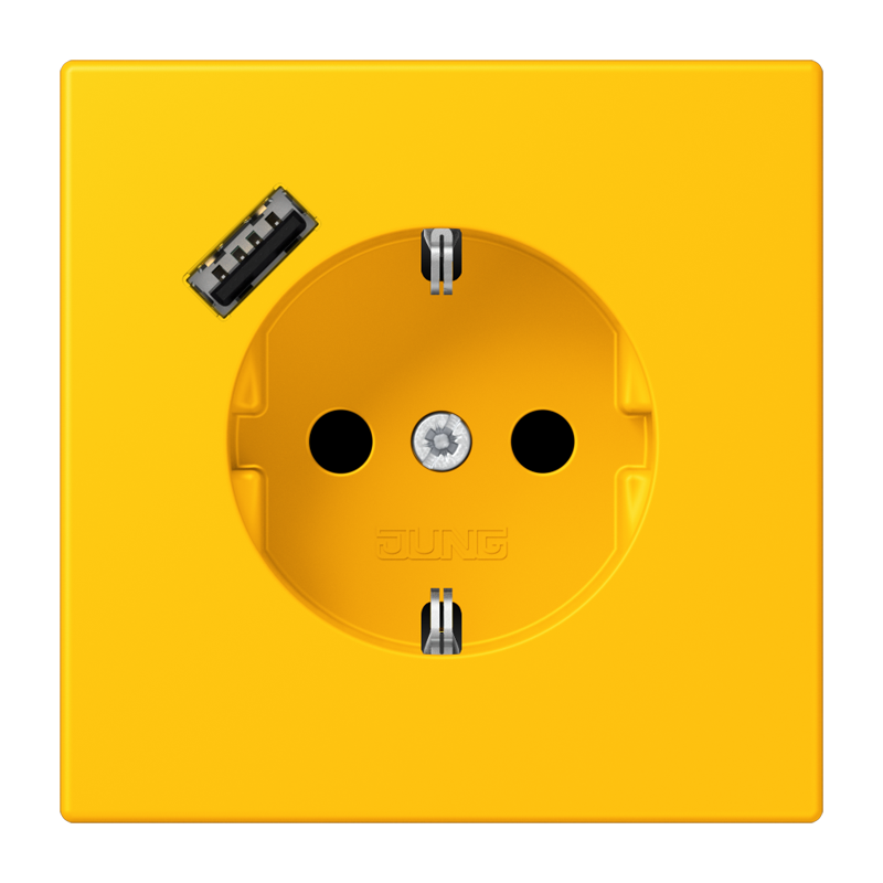 Изображение LC1520-18A263  SCHUKO® socket with USB charger - завод JUNG