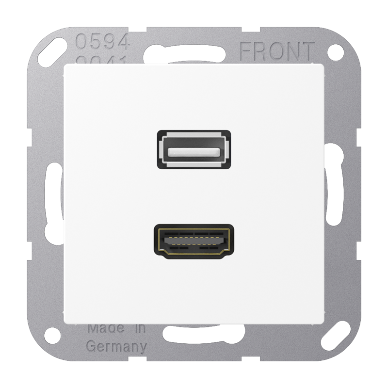 Изображение MAA1163WWM  HDMI / USB 2.0 - завод JUNG