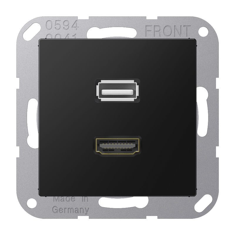 Изображение MAA1163SWM  HDMI / USB 2.0 - завод JUNG