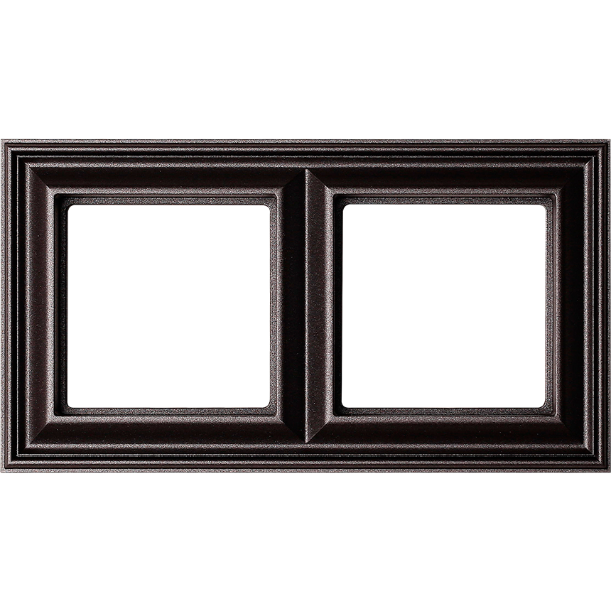 Изображение EPD482AN  Рамка 2-кратная - Eco Profi Deco (антрацит) - завод JUNG