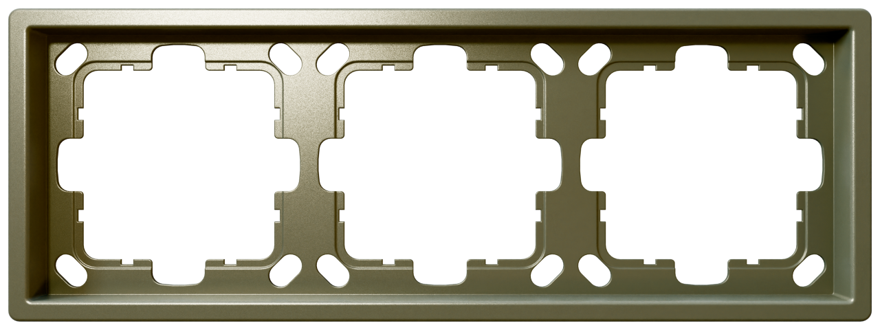 Изображение FD1003BR Рамка 3-кратная - FD (бронза) - завод JASMART