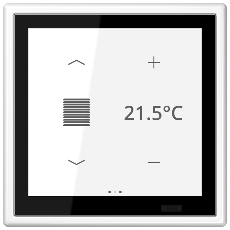 Изображение LS459D1S86WW  KNX комнатный контроллер LS TOUCH - завод JUNG