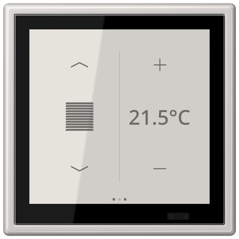 Изображение LS459D1SLG  KNX комнатный контроллер LS TOUCH - завод JUNG