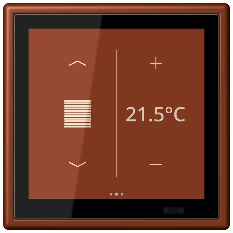Изображение LC459D1S247  KNX комнатный контроллер LS TOUCH - завод JUNG