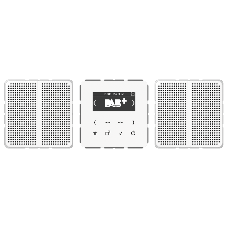 Изображение DABCD2WW  Смарт радио DAB+, стерео - завод JUNG