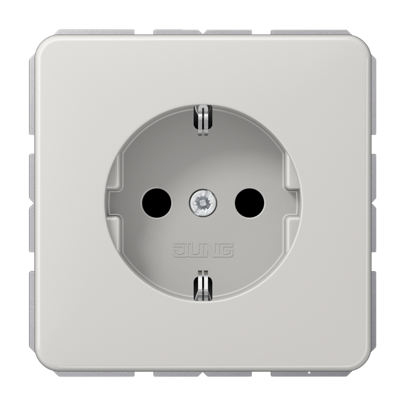 Изображение CD1520BFLG  SCHUKO®-розетка 16 A / 250 B ~ - завод JUNG