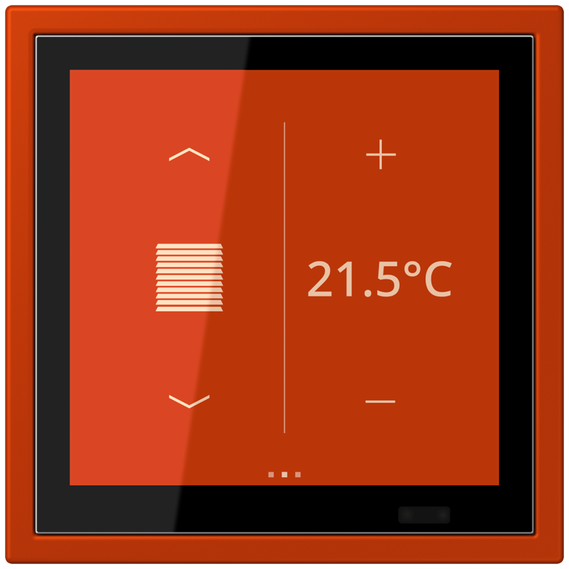Изображение LCZ459BFD1S244  KNX комнатный контроллер LS TOUCH - завод JUNG