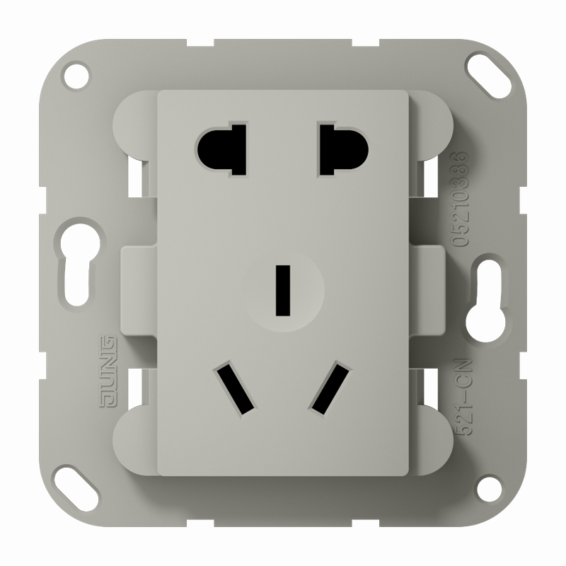 Изображение 2521-5CNGR  Socket insert, Chinese system - завод JUNG