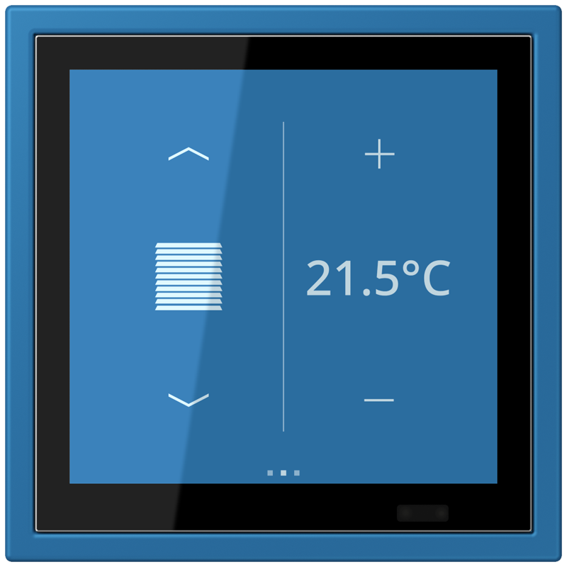 Изображение LCZ459BFD1S211  KNX комнатный контроллер LS TOUCH - завод JUNG