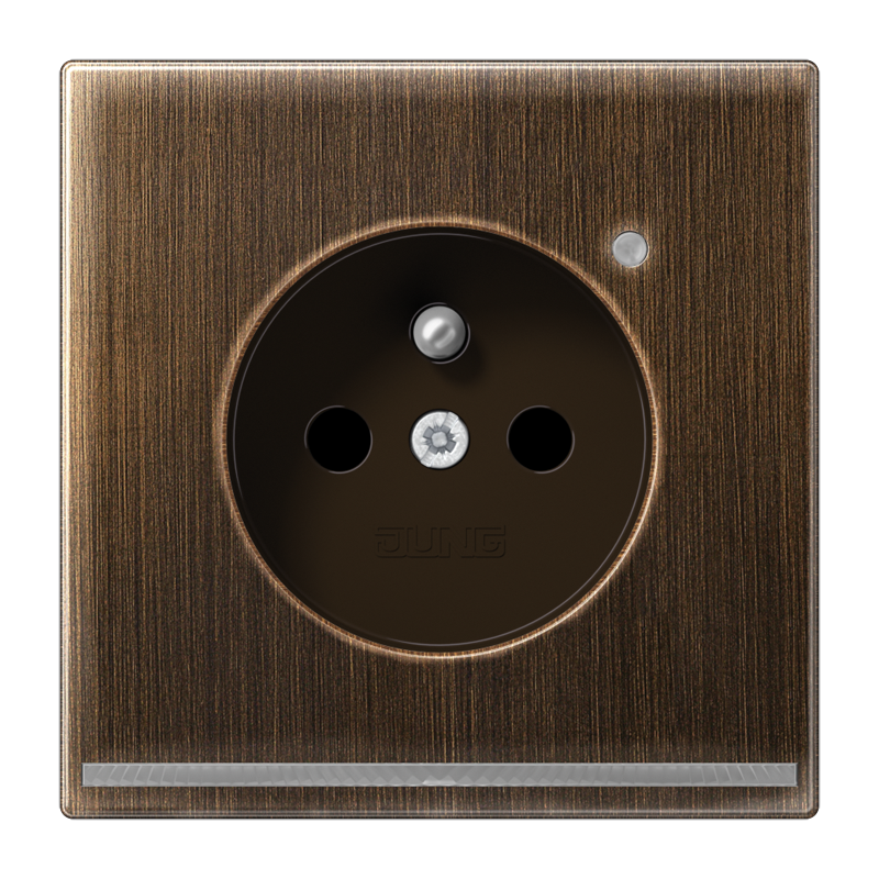 Изображение ME1520F-OATLNW  Розетка франко-бельгийской системы - завод JUNG