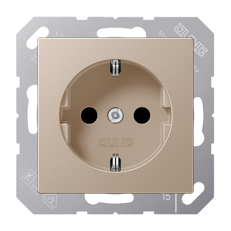 Изображение A1521KICH  SCHUKO®-розетка 16 A / 250 B ~ - завод JUNG