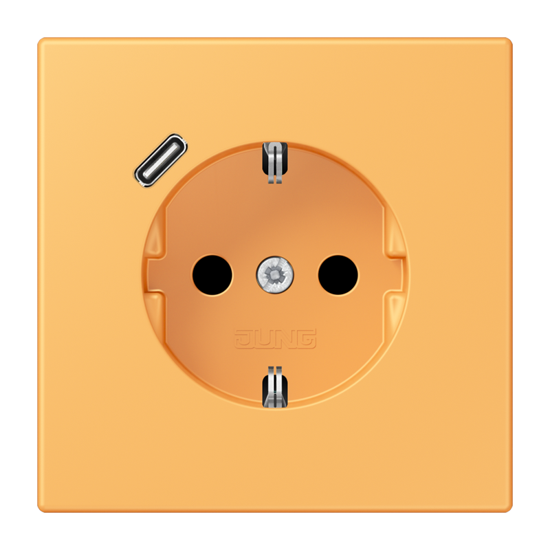 Изображение LC1520-18C254  SCHUKO® socket with USB charger - завод JUNG