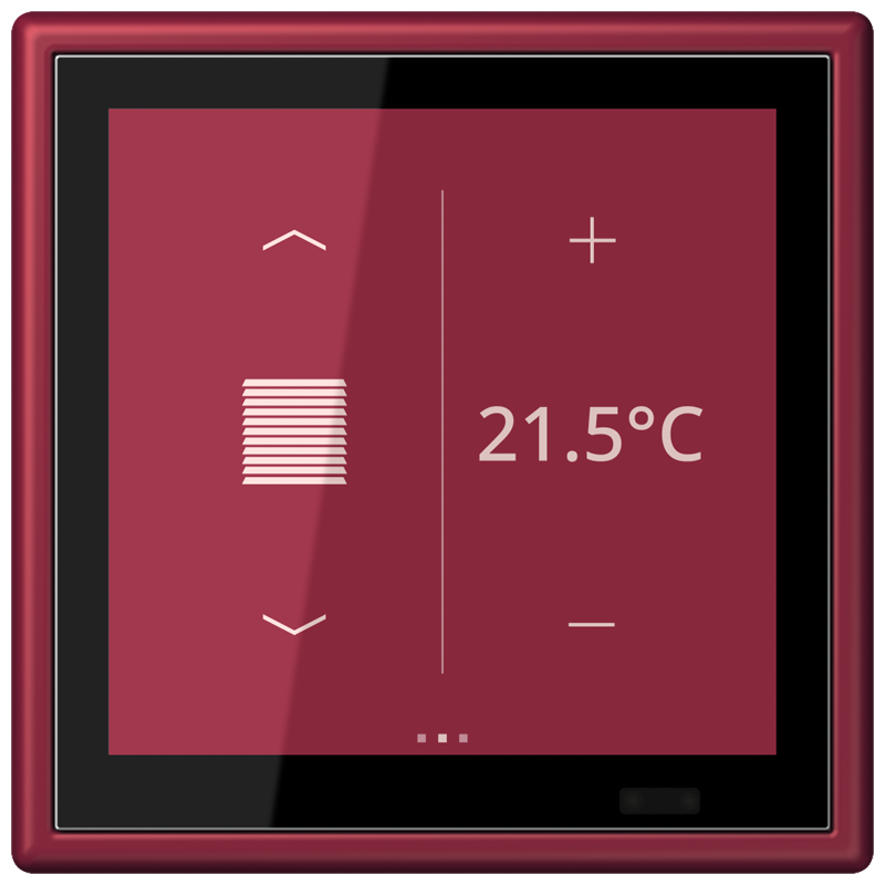 Изображение LC459D1S255  KNX комнатный контроллер LS TOUCH - завод JUNG