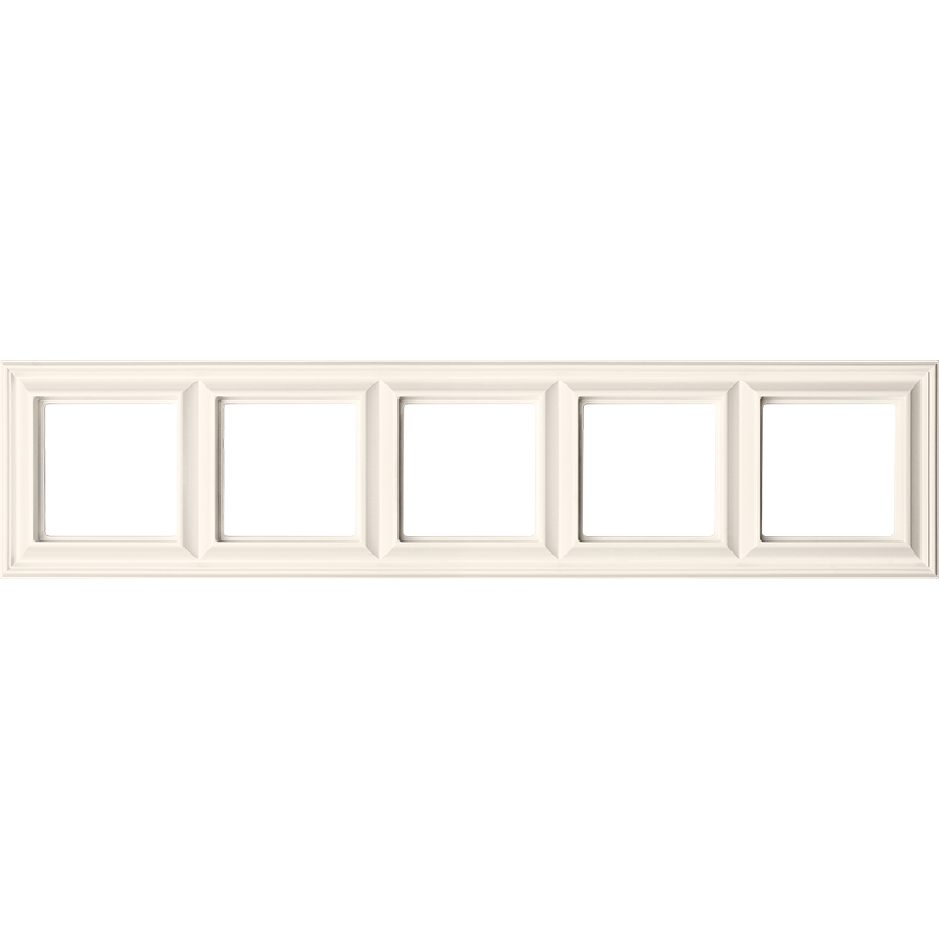 Изображение EPD485  Рамка 5-кратная - Eco Profi Deco (слоновая кость) - завод JUNG