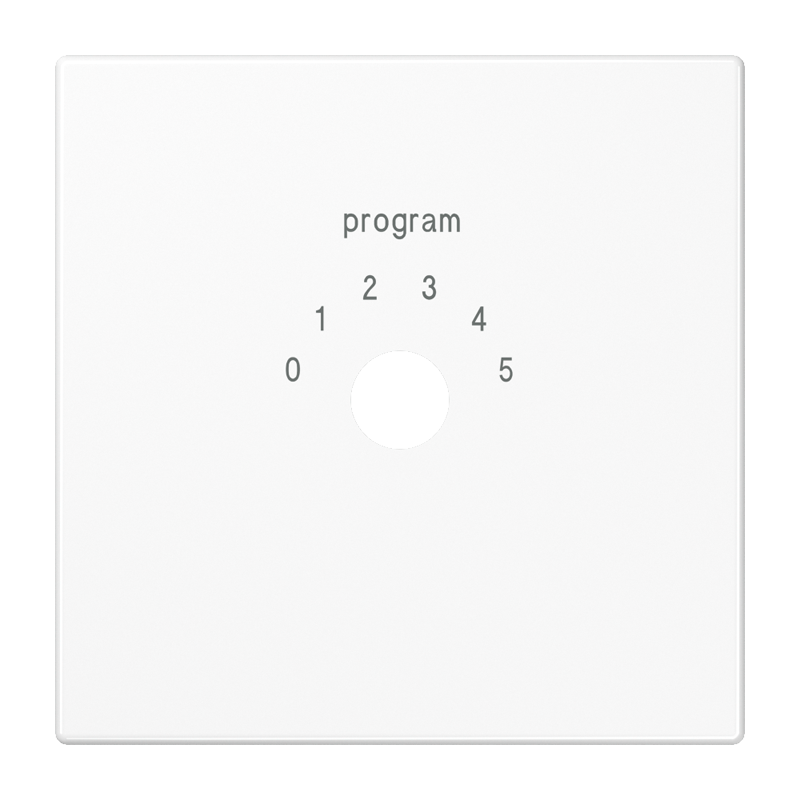 Изображение LS594-9WW  Kрышка для переключателя программ (0 – 5): - завод JUNG