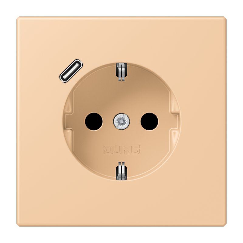 Изображение LC1520-18C237  SCHUKO® socket with USB charger - завод JUNG