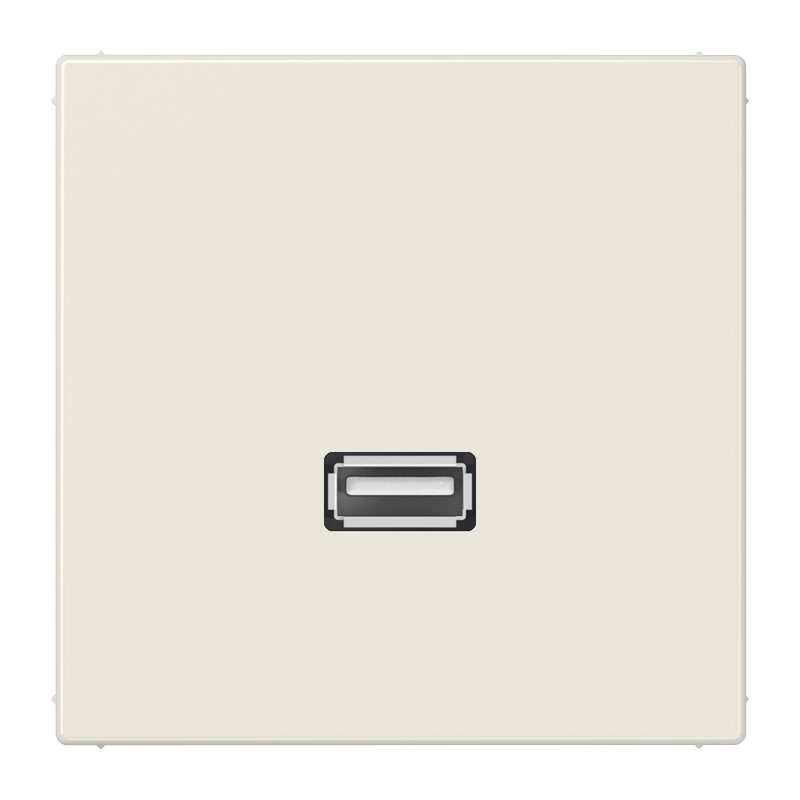 Изображение MALS1122  Одиночный разъем USB 2.0 - LS (слоновая кость) - завод JUNG