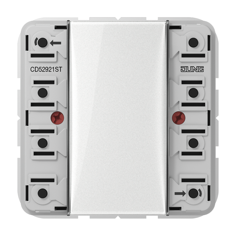 Изображение CD52921ST  KNX кнопочный модуль универсальный, 2 группы - завод JUNG