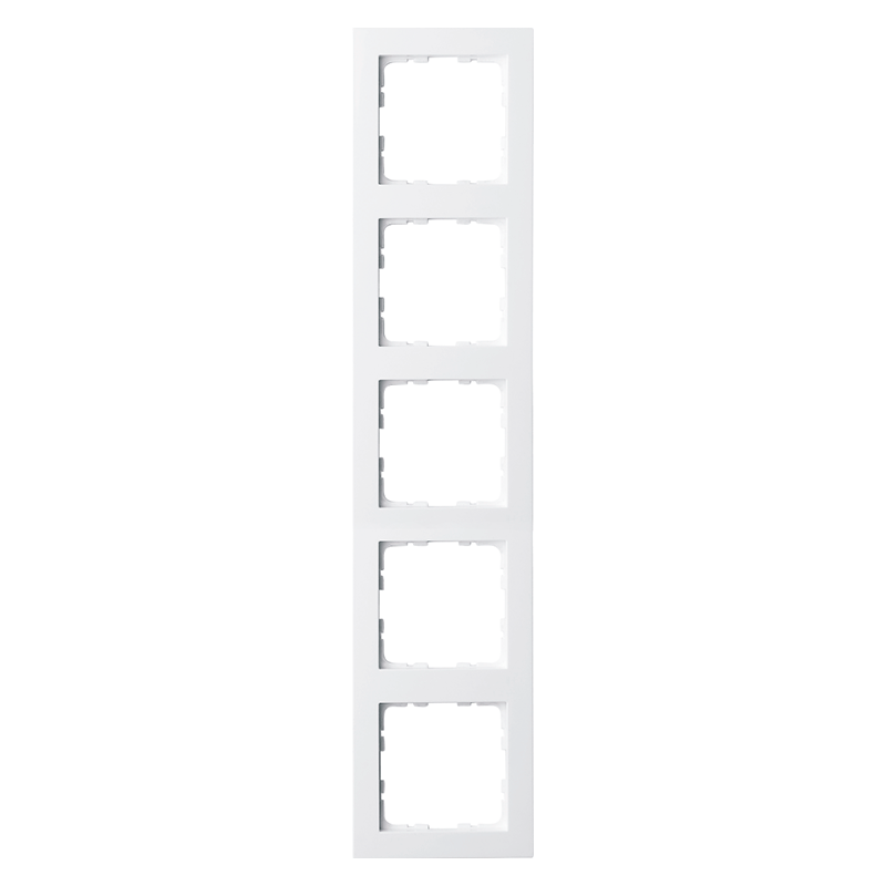 Изображение G1005W Рамка 5-кратная - G-Classic (белый глянцевый) - завод JASMART