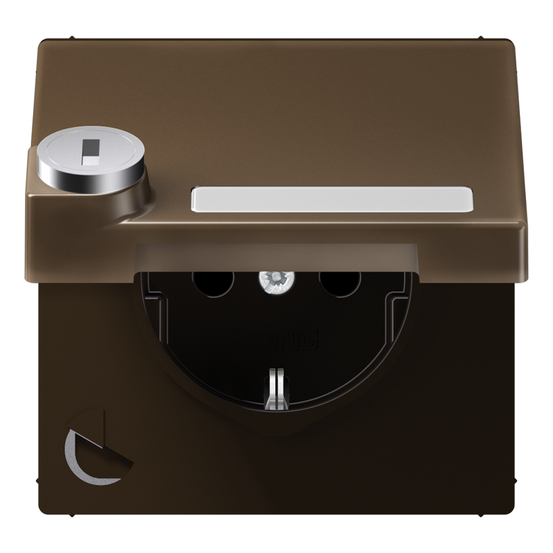 Изображение ME1520NAKLSLAT  SCHUKO®-розетка 16 A / 250 B ~ - завод JUNG