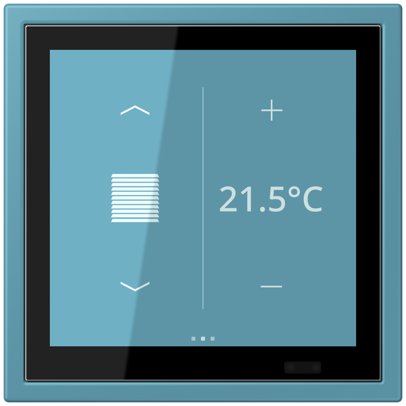 Изображение LCZ459BFD1S212  KNX комнатный контроллер LS TOUCH - завод JUNG