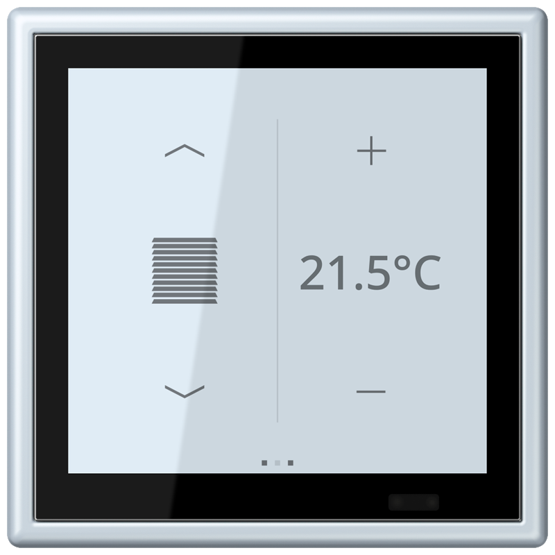 Изображение LC459D1S209  KNX комнатный контроллер LS TOUCH - завод JUNG