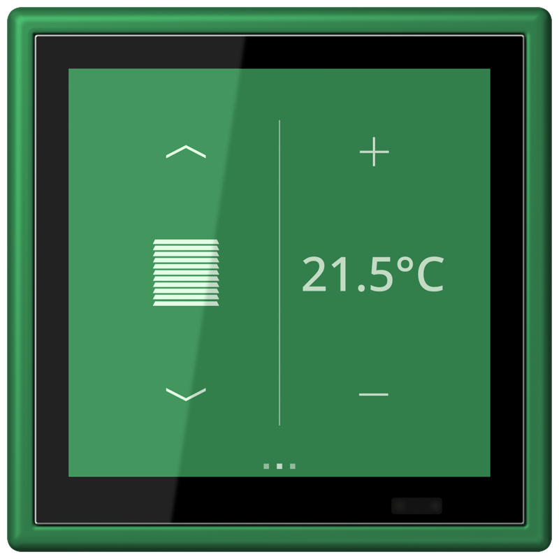 Изображение LC459D1S219  KNX комнатный контроллер LS TOUCH - завод JUNG
