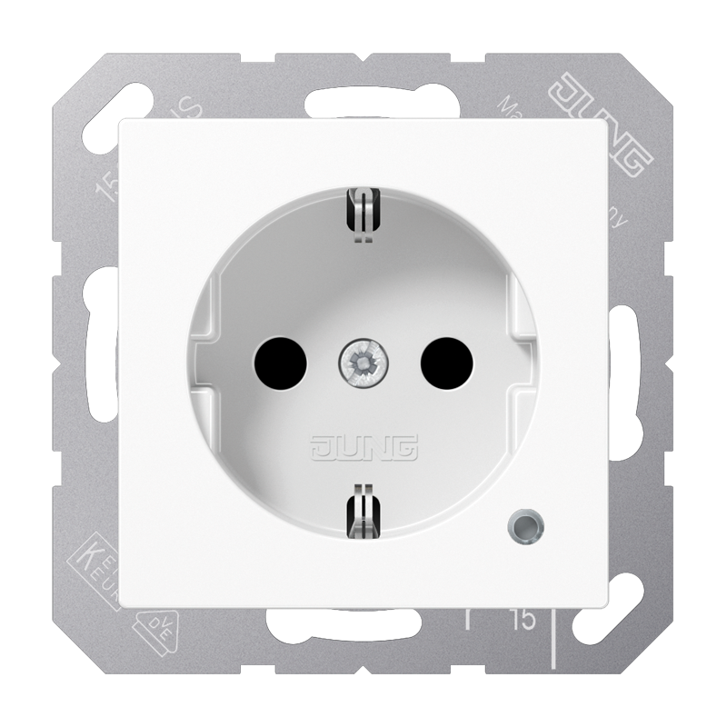 Изображение A1520BFKOWW  SCHUKO®-розетка 16 A / 250 B ~ - завод JUNG