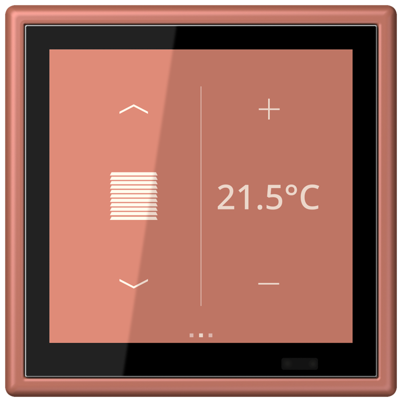 Изображение LC459D1S236  KNX комнатный контроллер LS TOUCH - завод JUNG