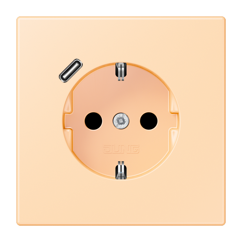 Изображение LC1520-18C223  SCHUKO® socket with USB charger - завод JUNG