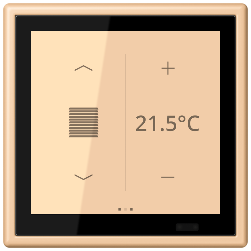 Изображение LC459D1S237  KNX комнатный контроллер LS TOUCH - завод JUNG
