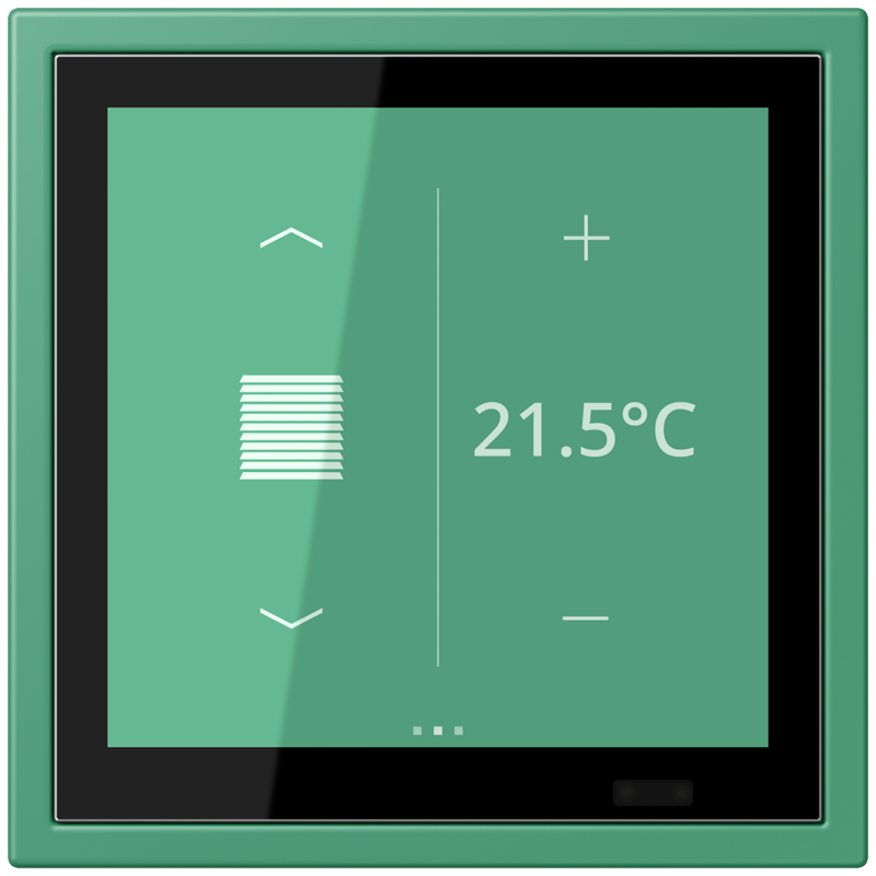 Изображение LCZ459BFD1S250  KNX комнатный контроллер LS TOUCH - завод JUNG