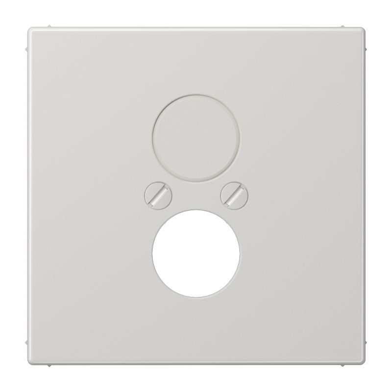 Изображение LS962LG  Накладка с несущей платой для 2-х акустических гнёзд - LS (светло-серый) - завод JUNG