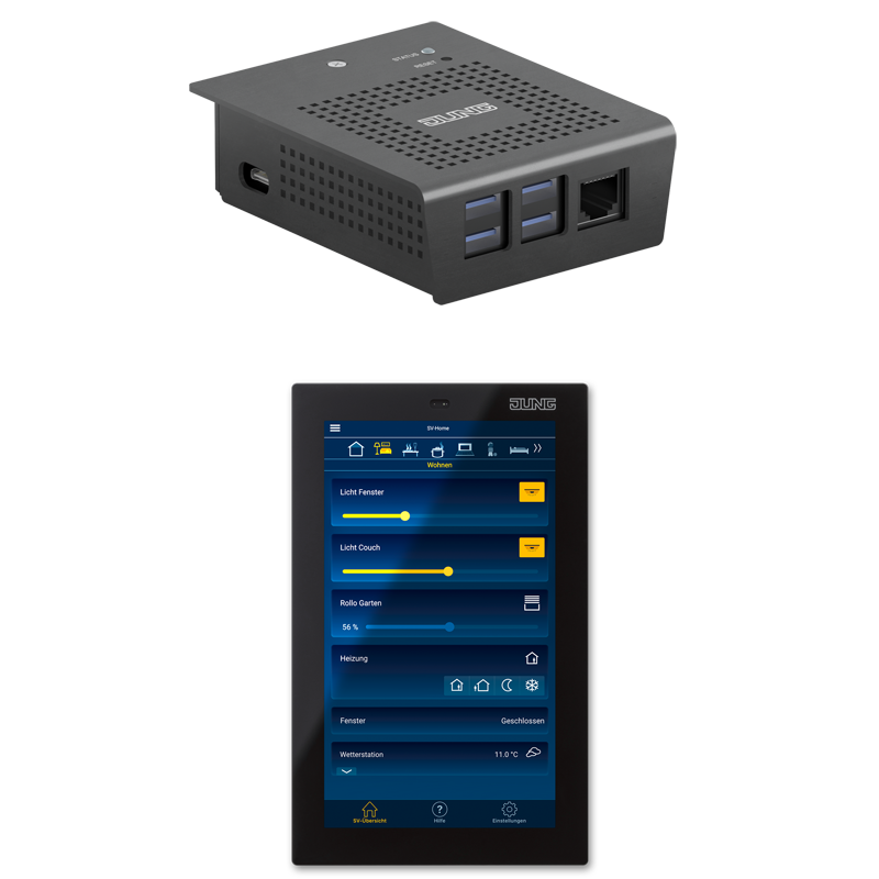 Изображение SV-S2-SC5SW  SV сервер сет Smart Control 5 - завод JUNG