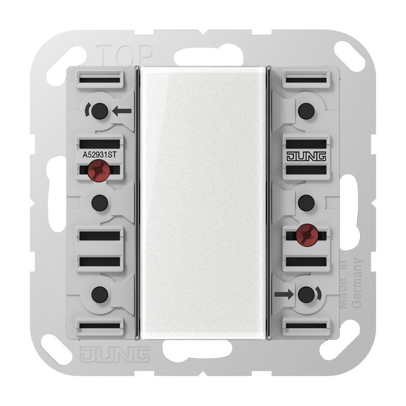 Изображение A52931ST  KNX кнопочный модуль универсальный, 3 группы - завод JUNG