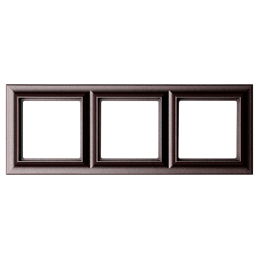 Изображение EPS483AN  Рамка 3-кратная - Eco Profi Standart (антрацит) - завод JUNG